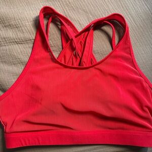 Women's Mesh Covered Cute Strappy Sports Bra